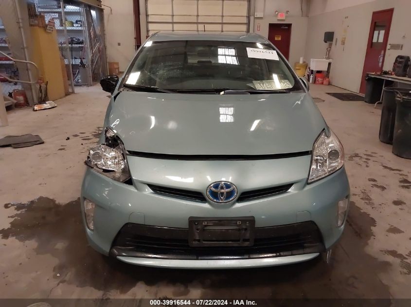 2014 Toyota Prius Two VIN: JTDKN3DUXE1818555 Lot: 39916544