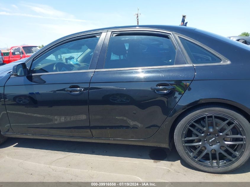 2012 Audi A4 2.0T Premium VIN: WAUBFAFL1CN008496 Lot: 39916558