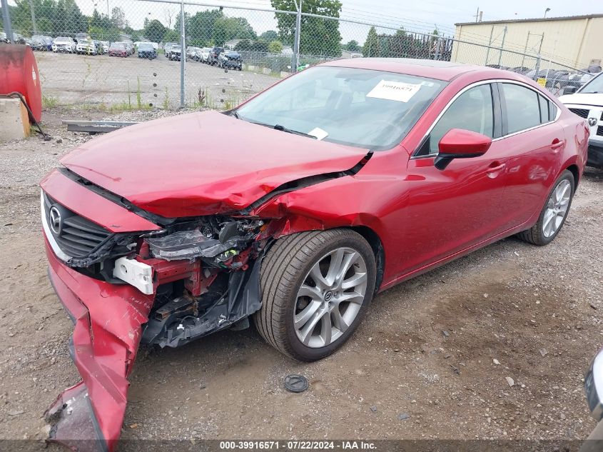 2016 Mazda Mazda6 I Touring VIN: JM1GJ1V57G1420199 Lot: 39916571