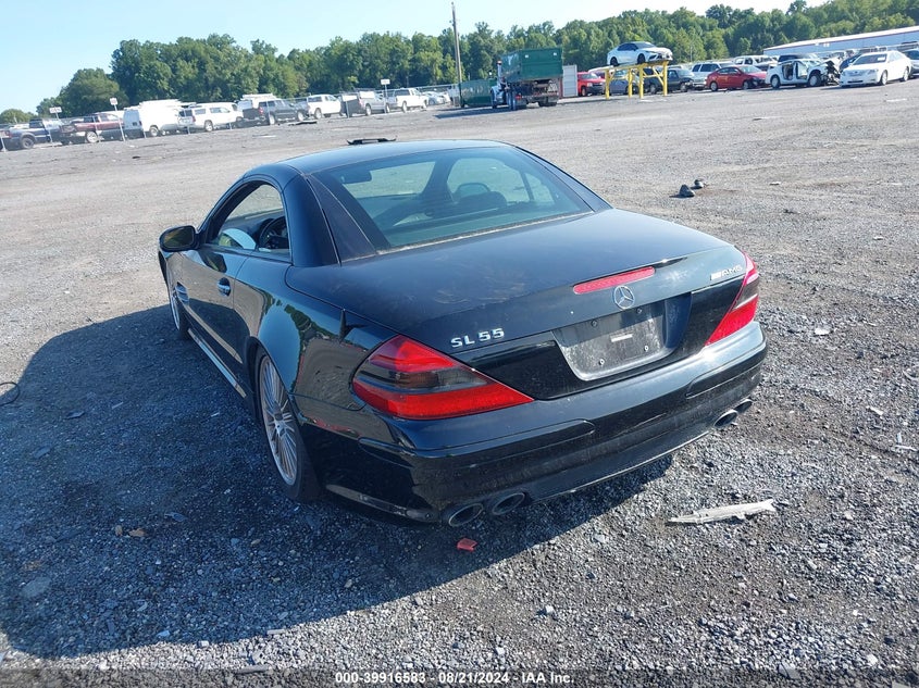 2003 Mercedes-Benz Sl 55 Amg VIN: WDBSK74F03F037172 Lot: 39916583
