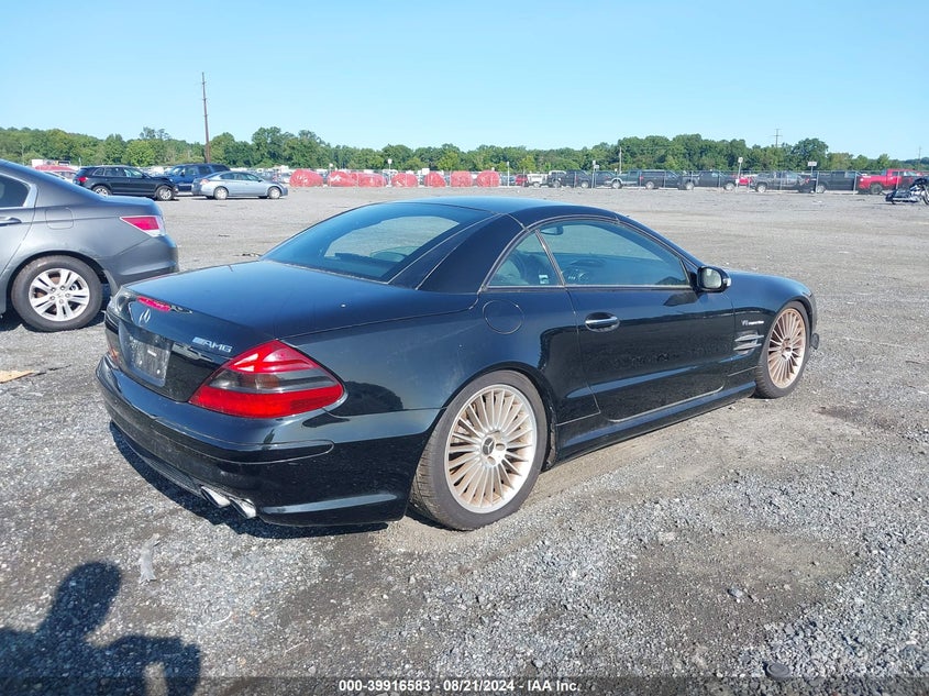 2003 Mercedes-Benz Sl 55 Amg VIN: WDBSK74F03F037172 Lot: 39916583