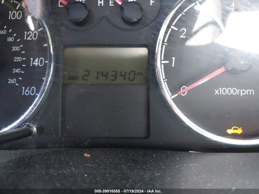 2007 Hyundai Tiburon Gs VIN: KMHHM66D47U238422 Lot: 39916585