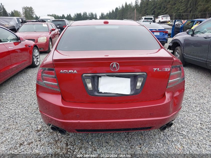 2007 Acura Tl Type S VIN: 19UUA76587A031769 Lot: 39916607
