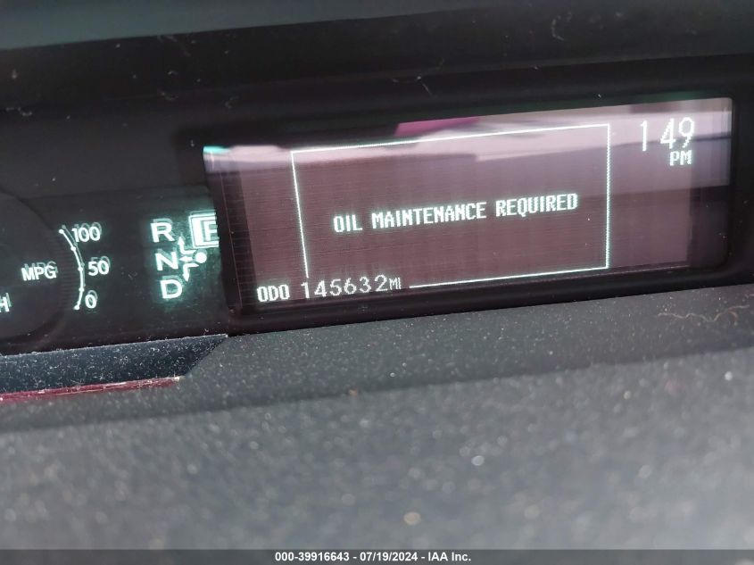 2010 Toyota Prius Ii VIN: JTDKN3DU5A0098596 Lot: 39916643