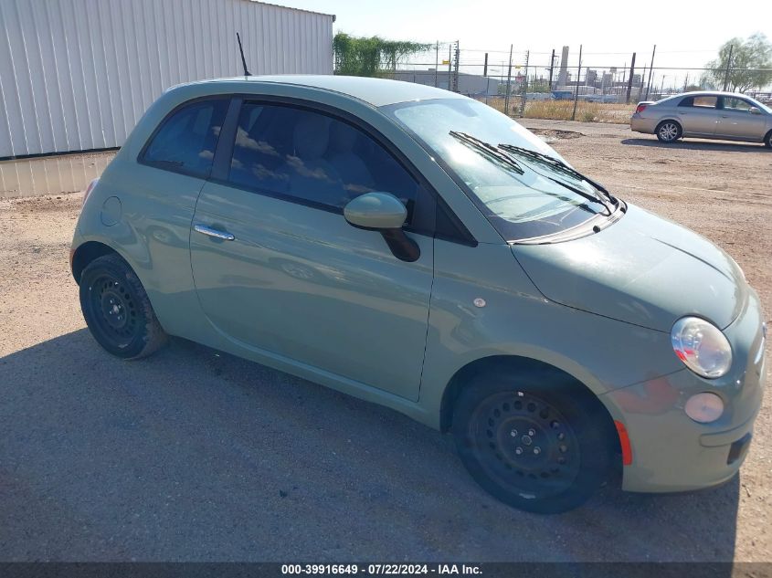 2013 Fiat 500 Pop VIN: 3C3CFFAR4DT544431 Lot: 39916649