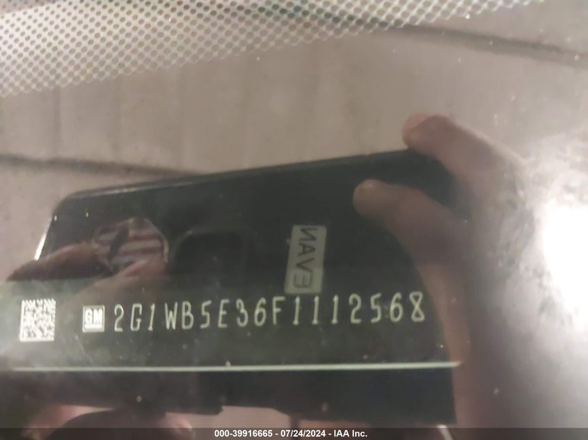 2015 CHEVROLET IMPALA LIMITED LT - 2G1WB5E36F1112568