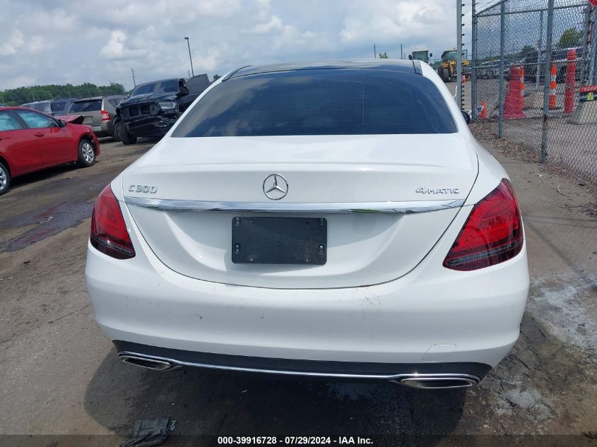 2020 Mercedes-Benz C 300 4Matic VIN: WDDWF8EB4LR558036 Lot: 39916728