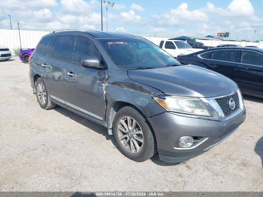 2015 Nissan Pathfinder S/Sv/Sl/Platinum VIN: 5N1AR2MN3FC663853 Lot: 39916736