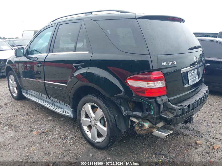 2011 Mercedes-Benz Ml 350 VIN: 4JGBB5GB1BA659219 Lot: 39916800