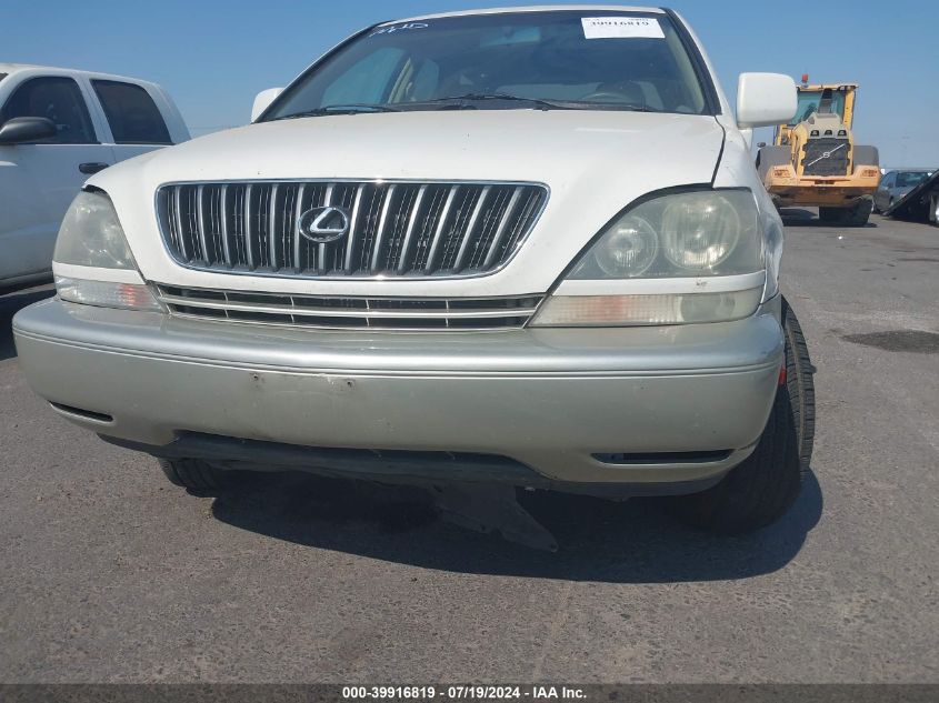 2000 Lexus Rx 300 VIN: JT6GF10U0Y0078822 Lot: 39916819