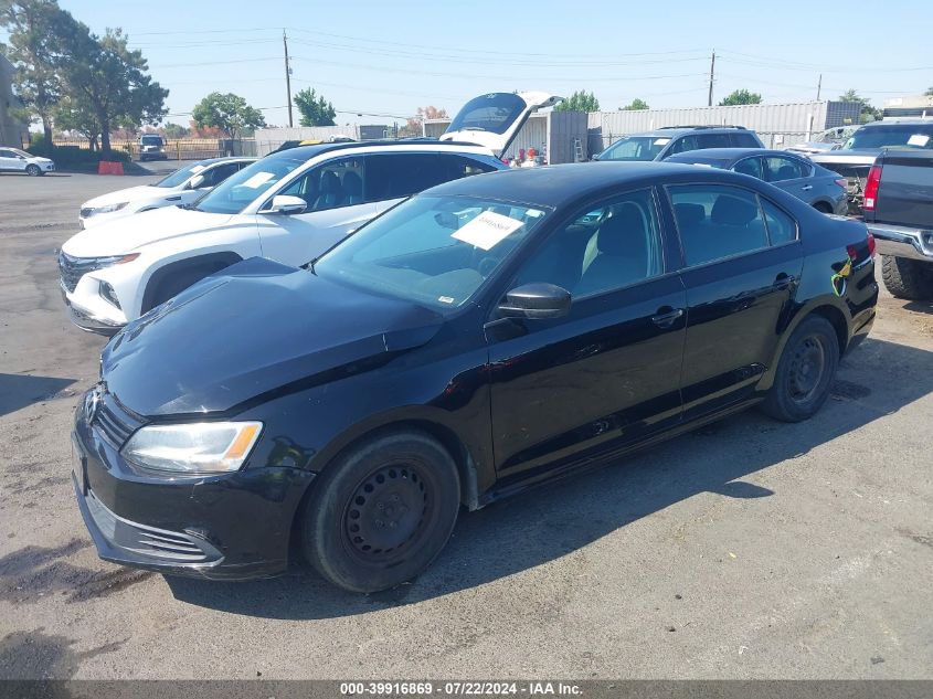 2011 Volkswagen Jetta 2.0L S VIN: 3VW2K7AJ5BM091640 Lot: 39916869