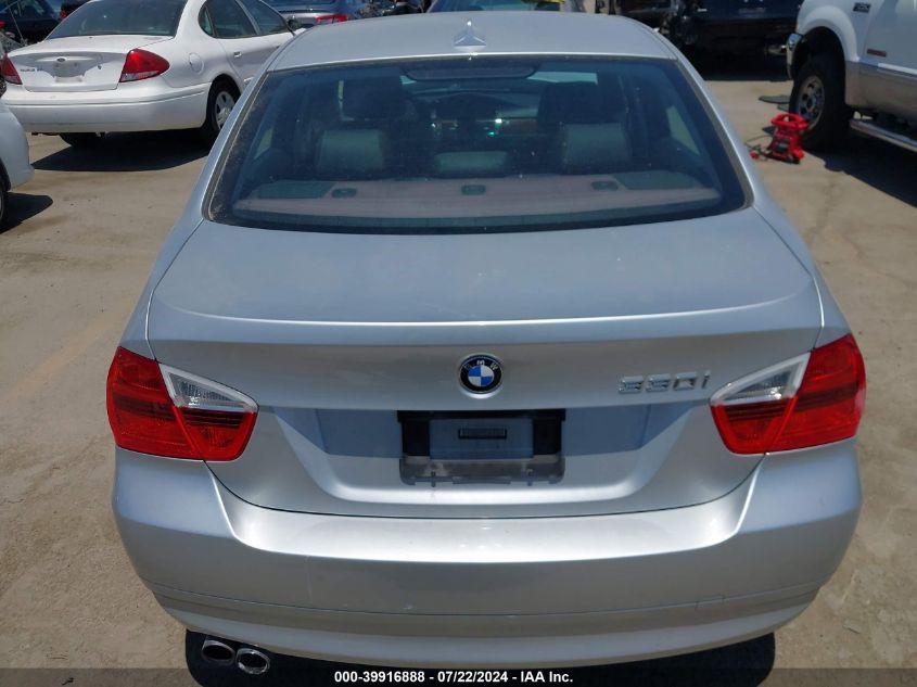 2006 BMW 330I VIN: WBAVB33516AZ87278 Lot: 39916888