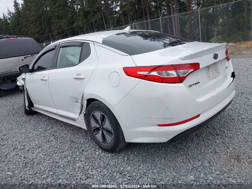 2011 Kia Optima Hybrid Ex VIN: KNAGM4AD0B5003933 Lot: 39916902