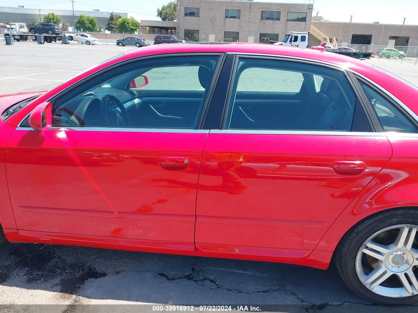 2008 Audi A4 2.0T VIN: WAUDF78E88A124366 Lot: 39916912