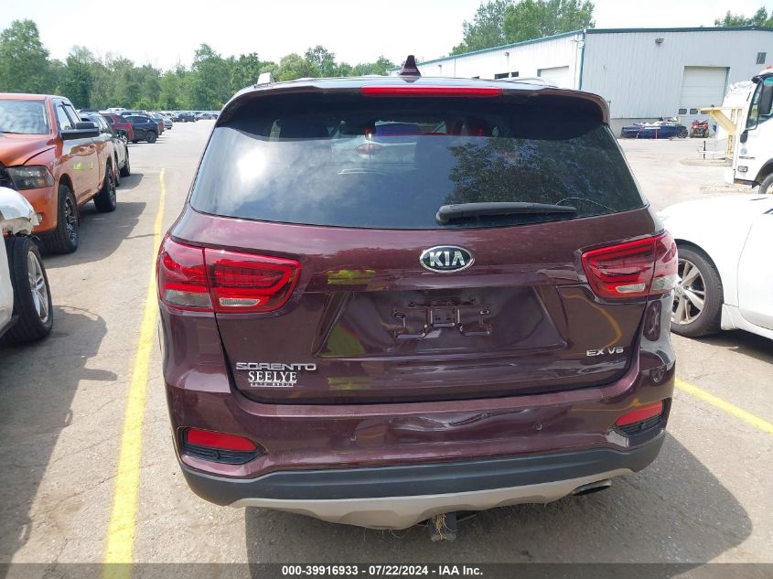 2019 Kia Sorento 3.3L Ex VIN: 5XYPHDA51KG524442 Lot: 39916933