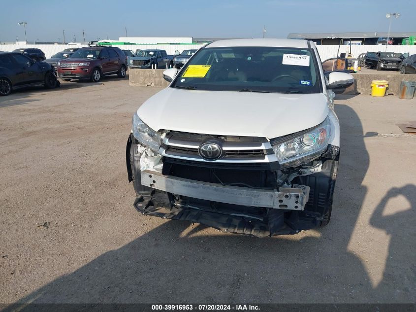 2018 Toyota Highlander Le VIN: 5TDZARFH3JS033031 Lot: 39916953