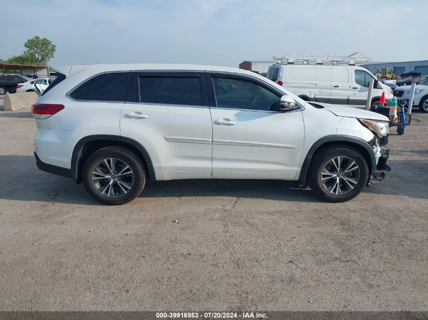 2018 Toyota Highlander Le VIN: 5TDZARFH3JS033031 Lot: 39916953