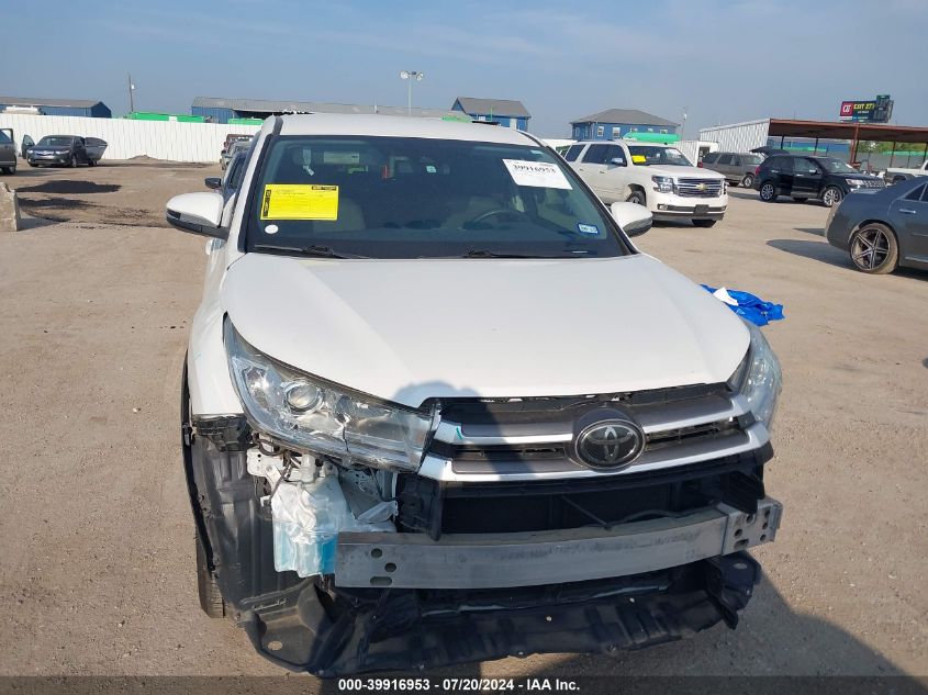 2018 Toyota Highlander Le VIN: 5TDZARFH3JS033031 Lot: 39916953
