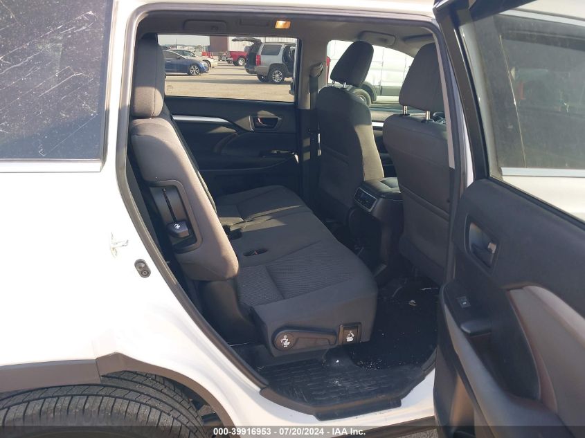 2018 Toyota Highlander Le VIN: 5TDZARFH3JS033031 Lot: 39916953