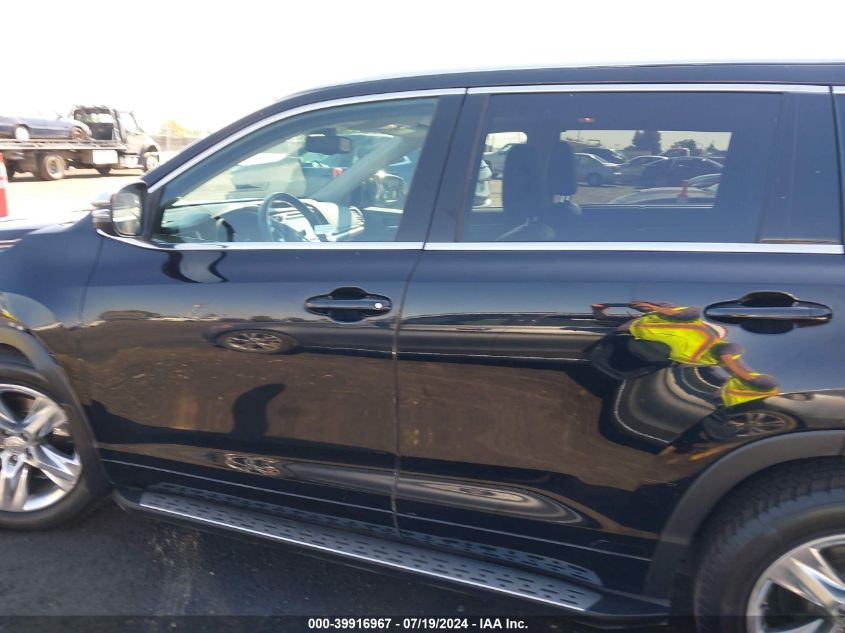 2014 Toyota Highlander Limited Platinum V6 VIN: 5TDYKRFH2ES034699 Lot: 39916967