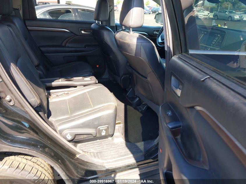 2014 Toyota Highlander Limited Platinum V6 VIN: 5TDYKRFH2ES034699 Lot: 39916967