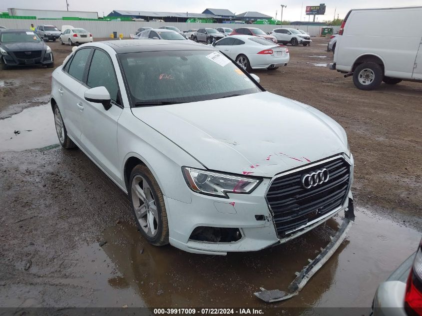 2018 Audi A3 2.0T Premium/2.0T Tech Premium VIN: WAUAUGFF1J1036690 Lot: 39917009