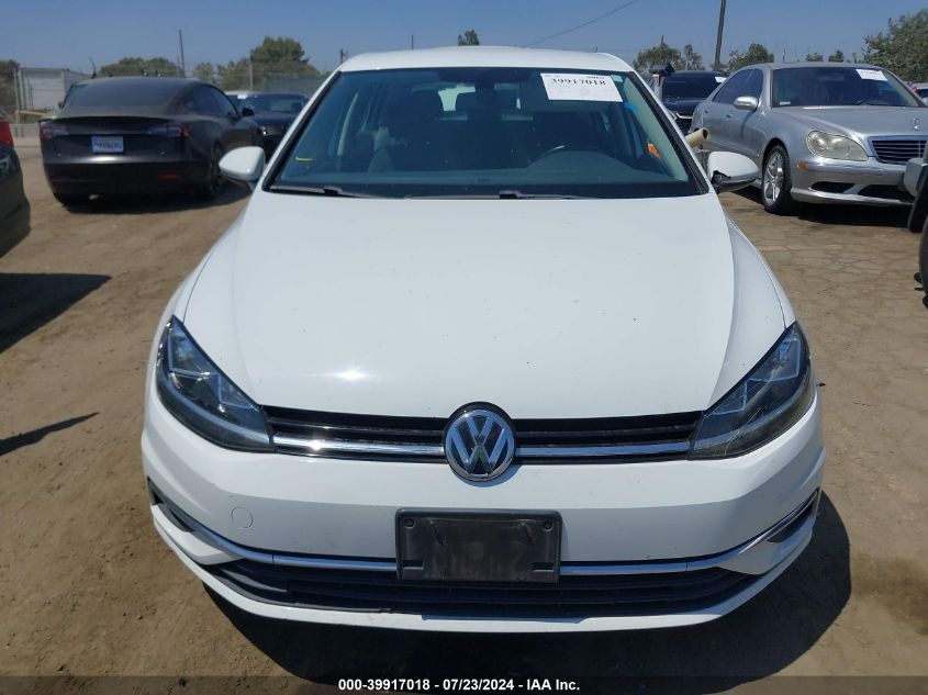 2018 Volkswagen Golf Tsi S/Tsi Se VIN: 3VWG17AUXJM265509 Lot: 39917018