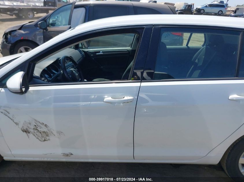 2018 Volkswagen Golf Tsi S/Tsi Se VIN: 3VWG17AUXJM265509 Lot: 39917018