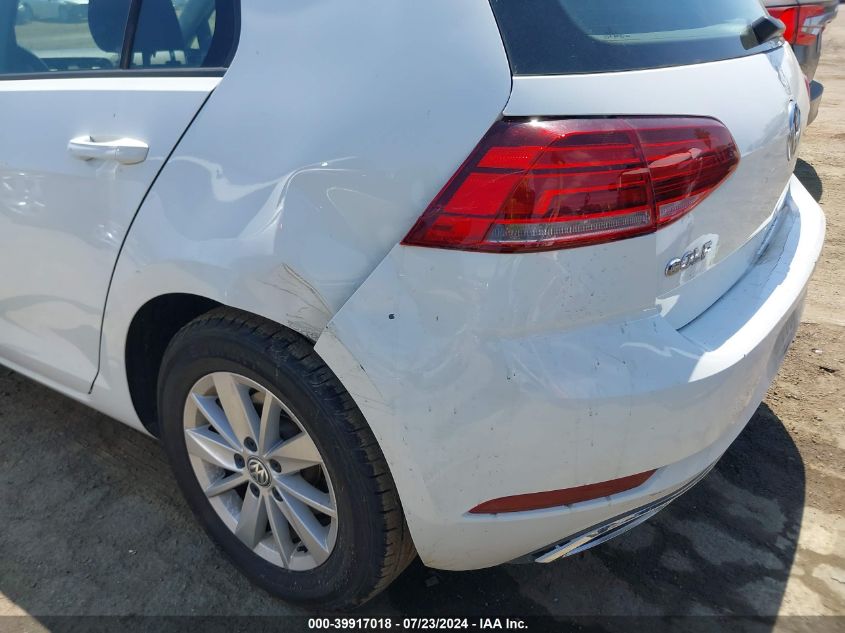 2018 Volkswagen Golf Tsi S/Tsi Se VIN: 3VWG17AUXJM265509 Lot: 39917018