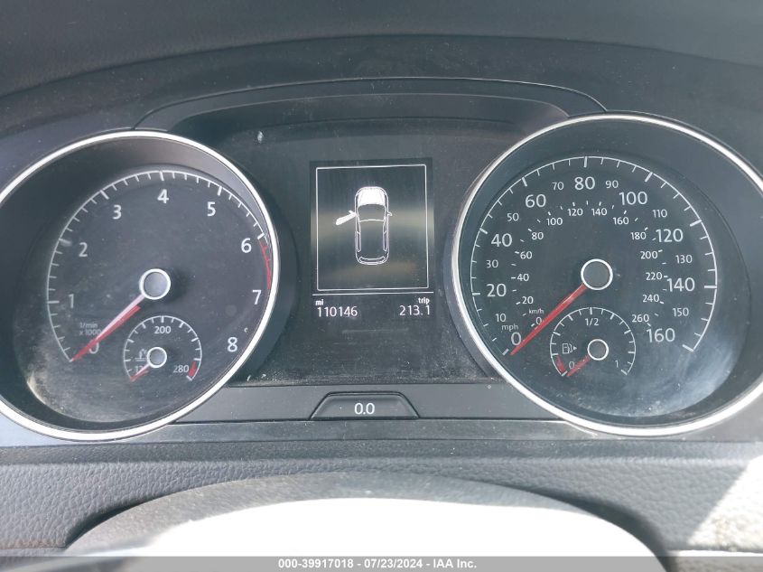 2018 Volkswagen Golf Tsi S/Tsi Se VIN: 3VWG17AUXJM265509 Lot: 39917018