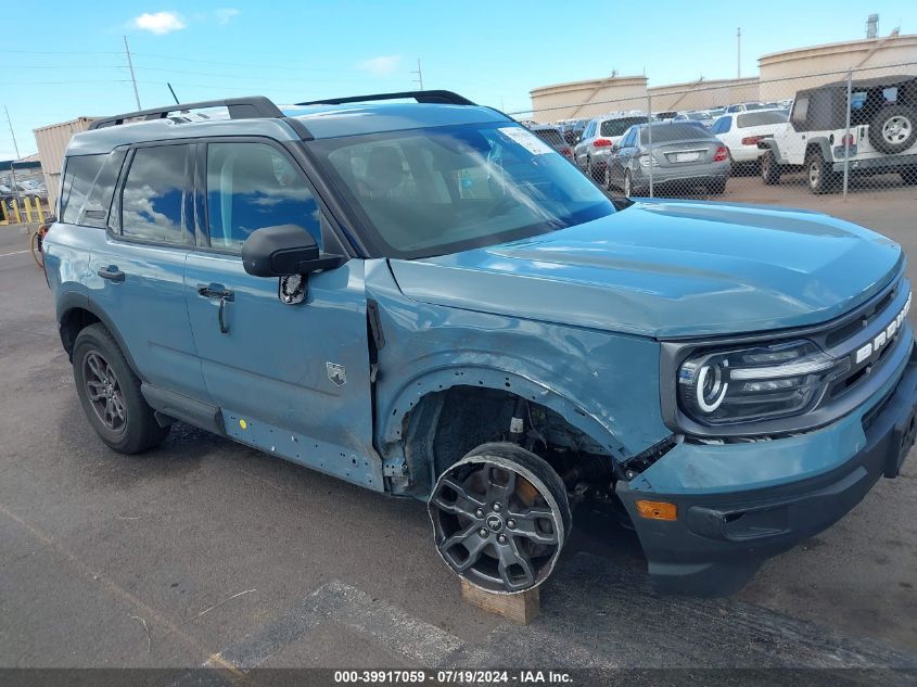 2022 Ford Bronco Sport Big Bend VIN: 3FMCR9B62NRE35646 Lot: 39917059