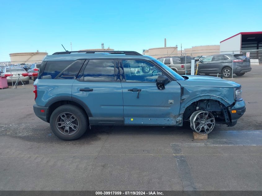 2022 Ford Bronco Sport Big Bend VIN: 3FMCR9B62NRE35646 Lot: 39917059