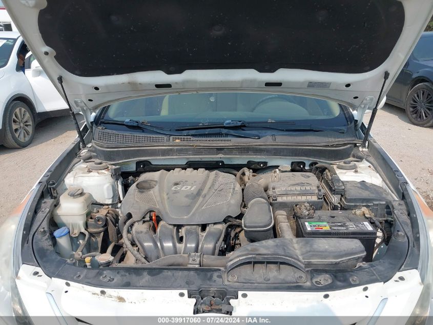 2013 Hyundai Sonata Gls VIN: 5NPEB4AC0DH505951 Lot: 39917060