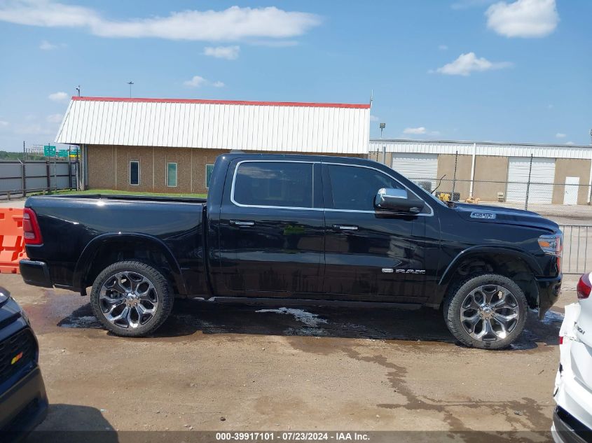 2020 Ram 1500 Laramie Longhorn 4X4 5'7 Box VIN: 1C6SRFKT9LN364652 Lot: 39917101