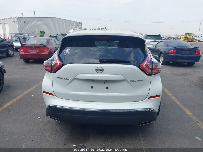 2016 Nissan Murano Platinum/S/Sl/Sv VIN: 5N1AZ2MH2GN137486 Lot: 39917130