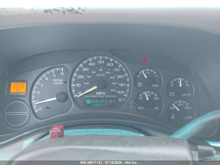 2000 Chevrolet Tahoe All New Ls VIN: 1GNEC13T6YJ153245 Lot: 39917133