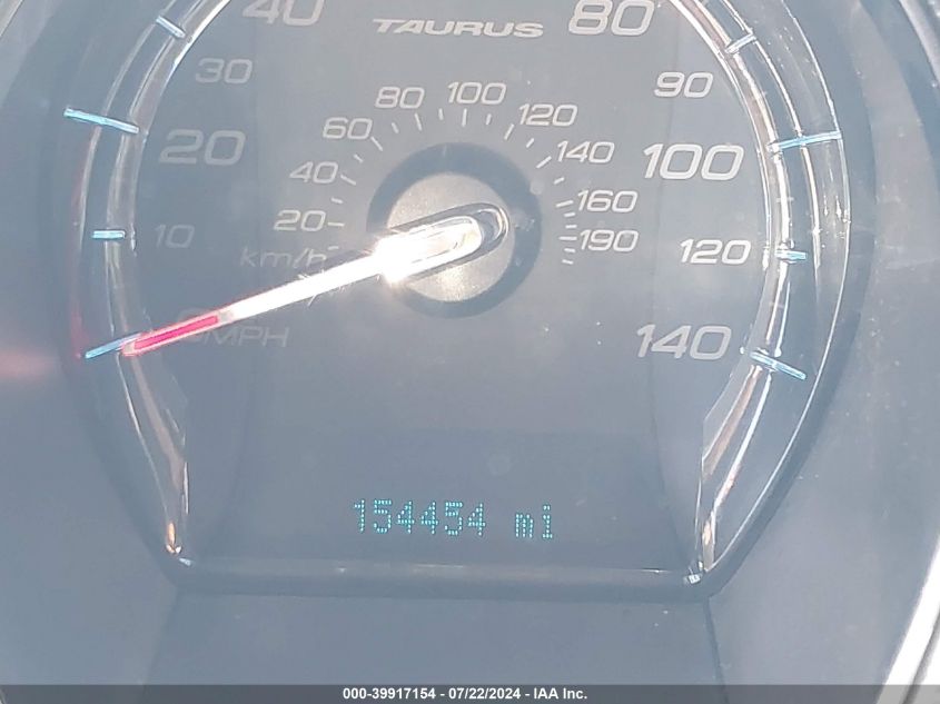 2011 Ford Taurus Sel VIN: 1FAHP2EW1BG187692 Lot: 39917154