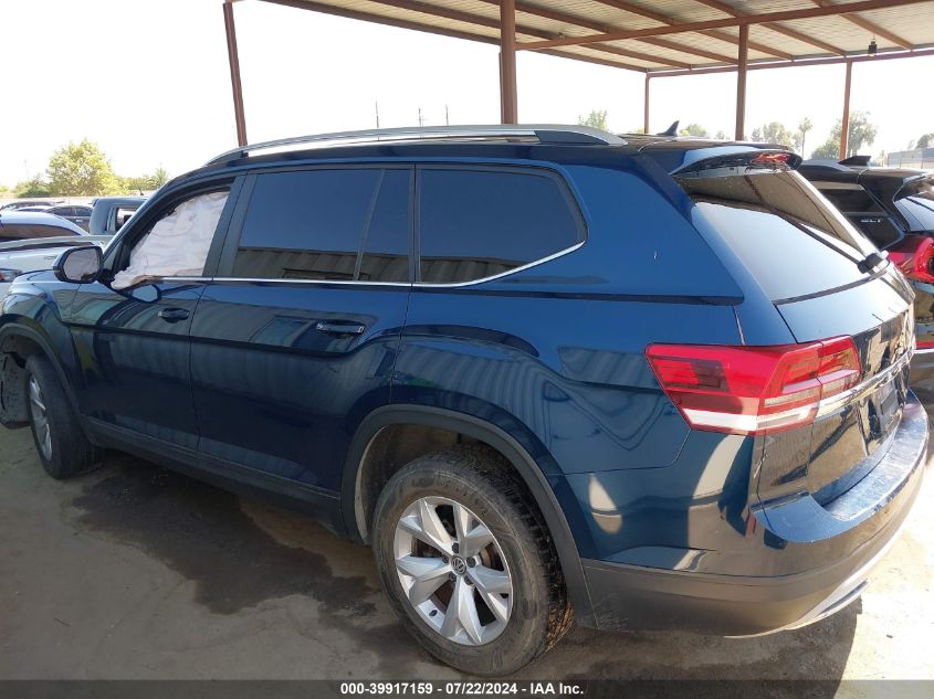 2018 Volkswagen Atlas 3.6L V6 S VIN: 1V2GR2CA7JC538889 Lot: 39917159