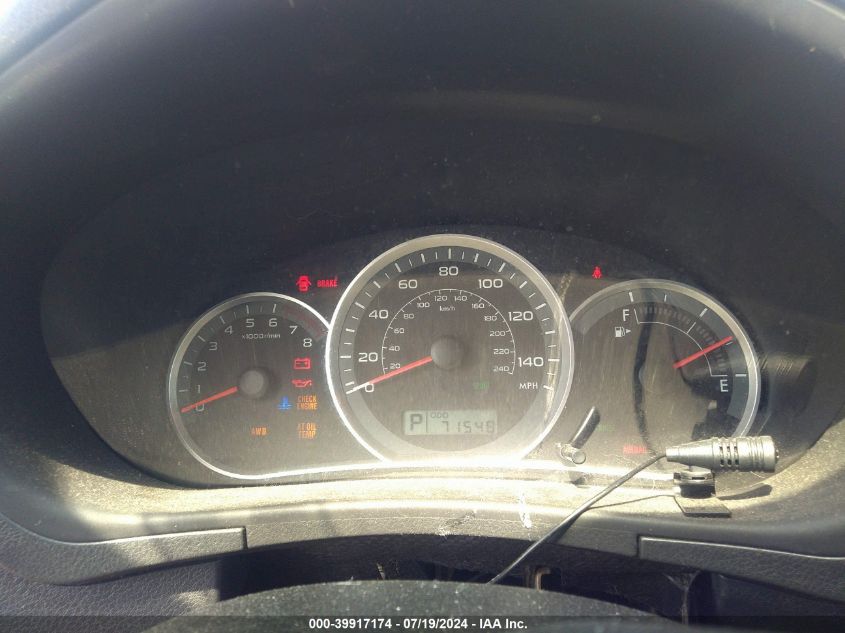 2008 Subaru Impreza 2.5I VIN: JF1GH61618H834147 Lot: 39917174