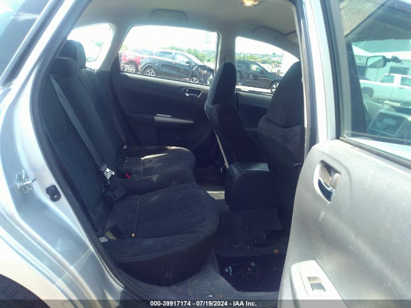 2008 Subaru Impreza 2.5I VIN: JF1GH61618H834147 Lot: 39917174