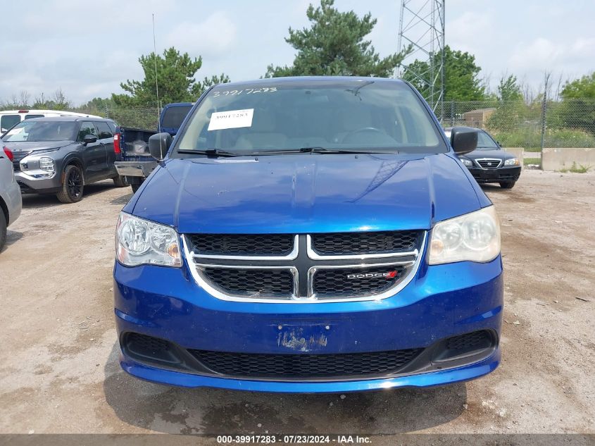 2013 Dodge Grand Caravan Se VIN: 2C4RDGBG3DR702890 Lot: 39917283