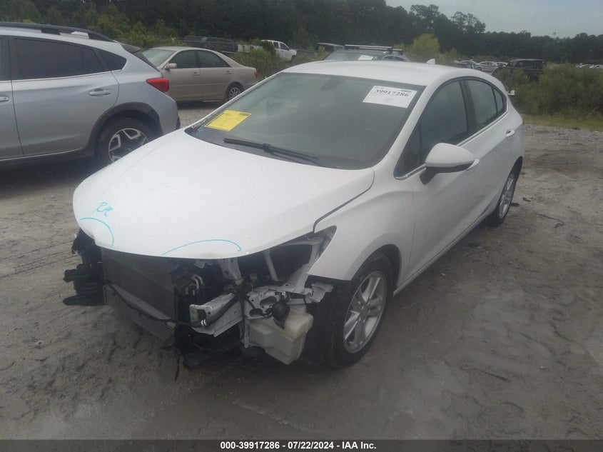 VIN 3G1BE6SMXJS603649 2018 CHEVROLET CRUZE LT AUTO