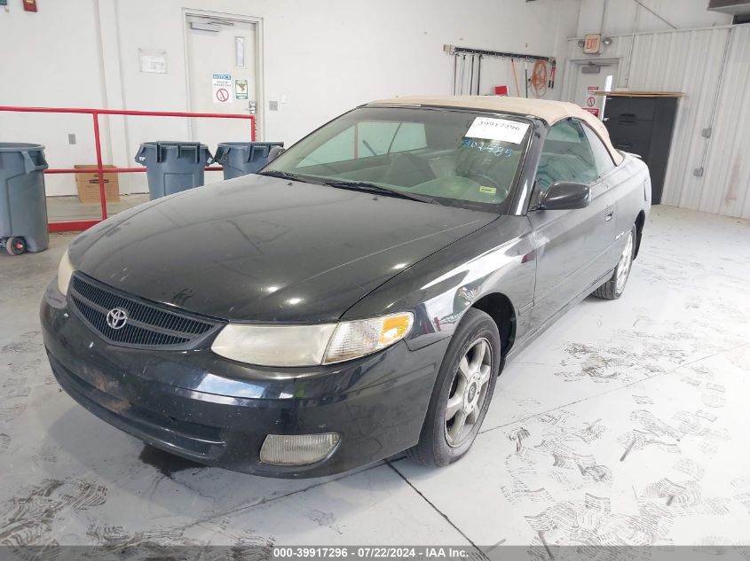 2000 Toyota Camry Solara VIN: 2T1FF22PXYC809991 Lot: 39917296