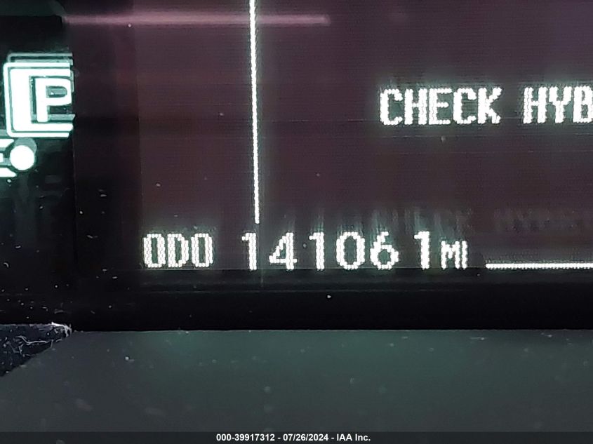 2011 Toyota Prius Four VIN: JTDKN3DU0B5324371 Lot: 39917312