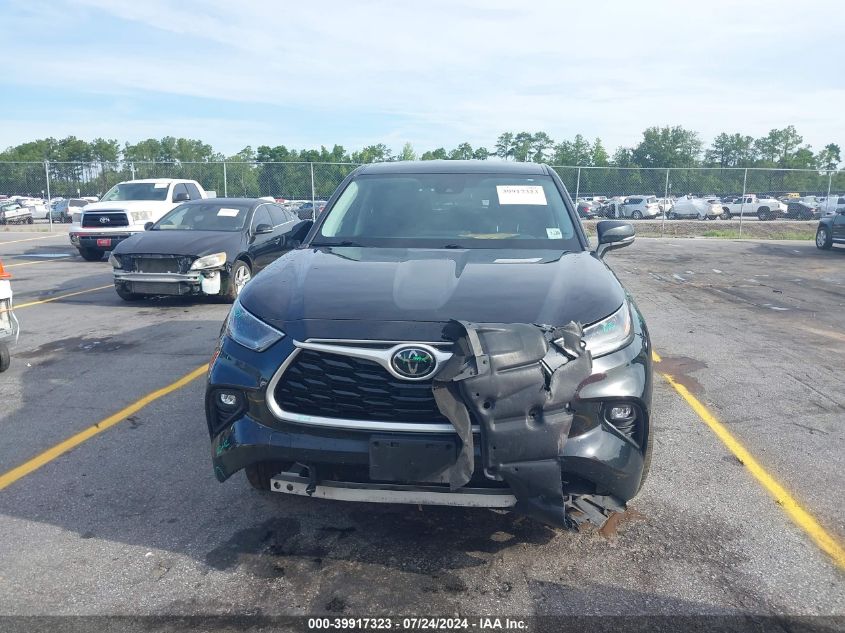 2021 Toyota Highlander Le VIN: 5TDZZRAH8MS523310 Lot: 39917323