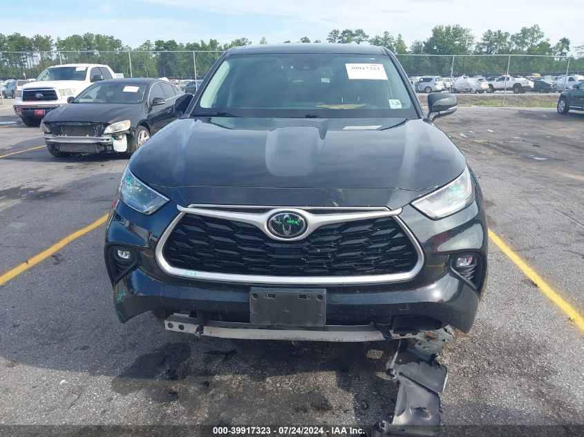 2021 Toyota Highlander Le VIN: 5TDZZRAH8MS523310 Lot: 39917323