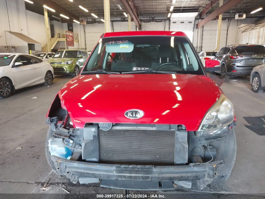 2012 Kia Soul + VIN: KNDJT2A68C7355259 Lot: 39917325