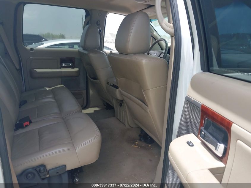 2006 Ford F-150 Lariat/Xlt VIN: 1FTPW12556FA45176 Lot: 39917337