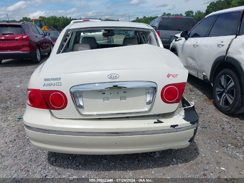 2005 Kia Amanti VIN: KNALD124455055002 Lot: 39917346