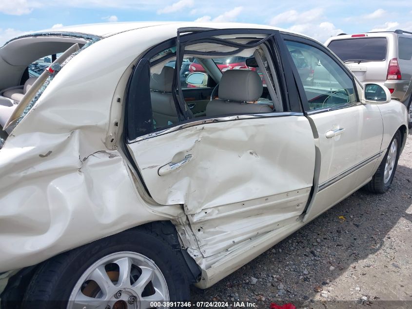 2005 Kia Amanti VIN: KNALD124455055002 Lot: 39917346